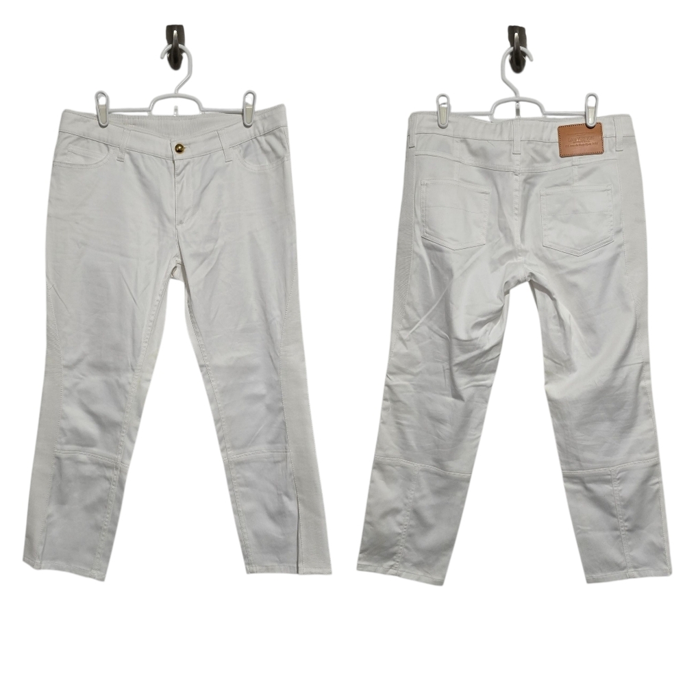 Louis Vuitton White Cropped Pants